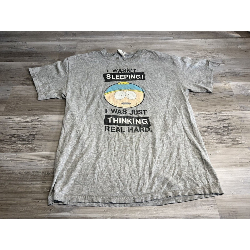 Y2K South Park T-Shirt Eric Cartman‎ I'm Not Sleeping Comedy Central Mens L